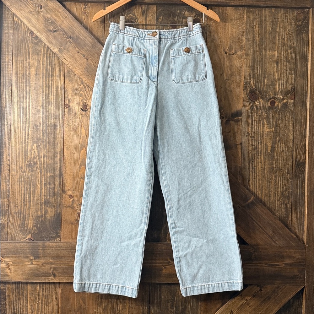 SÉZANE Emilio Wide Leg Jeans - Picture 4 of 13